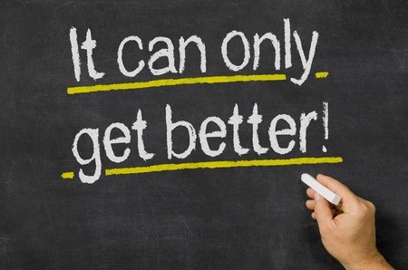 It can only get better sign