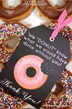 Donut client appreciation event