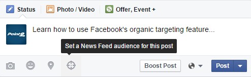 Facebook organic targeting 2