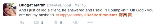 real estate agent problems bridget