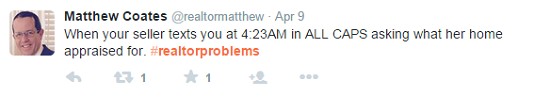 real estate agent problems matthew