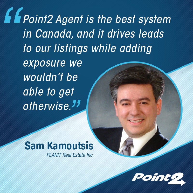 Sam Kamoutsis PLANIT Real Estate Point2 Agent Success Story