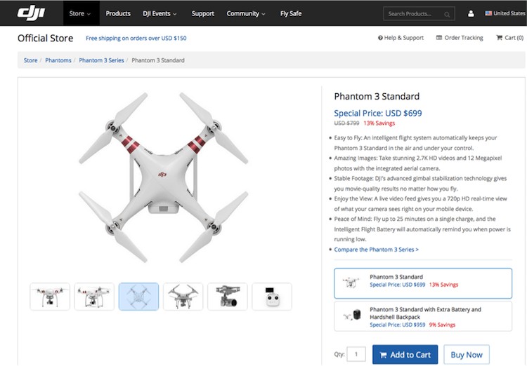 DJI Product Page