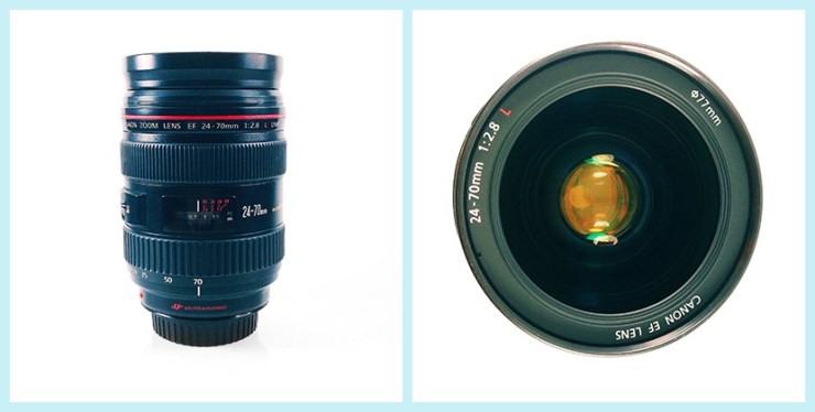 camera lens product photos
