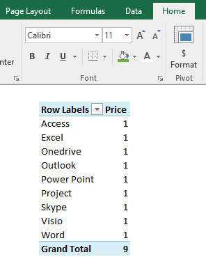 One Click pivot table currency format macro - demo